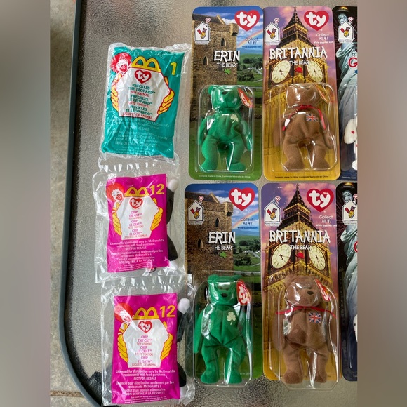 TY Beanie babies Mcdonalds International Bears Extremely RARE - Picture 11 of 13